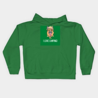 I Love Camping Kids Hoodie